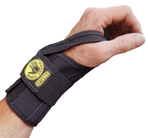 Body Glove 90103 Single Tension Black Breathable Neoprene Wrist Support, Unisize On Sale