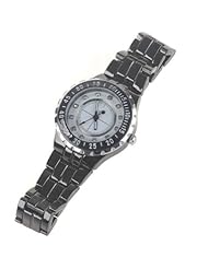 Orient Idea Ori-0306E Traditional Stainless Steel Quartz Wrist Watch with Chain Band + Rhinestones for Women Lady