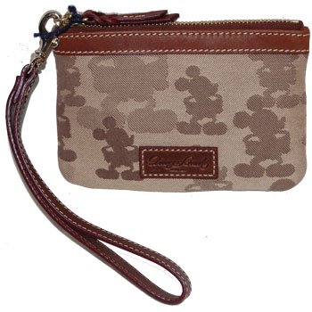 Disney Dooney & Bourke Mickey Mouse Tonal Wristlet