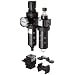 Parker 15H Series Two-Unit Combo Compressed Air Filter/Regulator/Lubricator, NPT