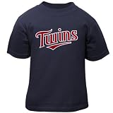 MLB Infant/Toddler Boys' Minnesota Twins Wordmark Tee (Navy, 4T)