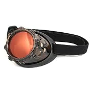 Cybersteam Half-Goggle Eyepatch in Bronze and Gold