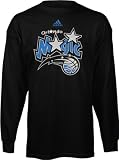 adidas Orlando Magic Youth Black Primary Logo Long Sleeve T-shirt (Small)