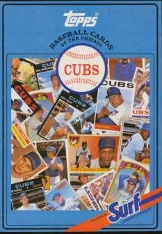 Topps Baseball Cards of the Chicago Cubs