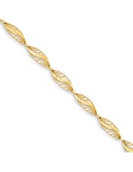 14k Diamond Cut Bracelet, Best Quality Free Gift Box Satisfaction Guaranteed