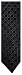 Men's Donald J. Trump Necktie Neck Tie Signature Collection Black, Silver and Purple
