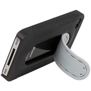 New Trent iCute Kickstand Case (IMP69B) for iPhone 4s 4 for AT&T,Sprint and Verizon black color