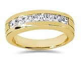 1.36 ctw Men's Diamond Ring in 14K Yellow Gold