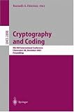 Cryptography and Coding: 9th IMA International Conference, Cirencester, UK, December 16-18, 2003, Proceedings (Lecture Notes in Computer Science)