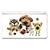 Poodle, Welsh Corgis, Boston Terrier, Kitties - Official Hanadeka Club Animal Decorative Protector Skin Decal Sticker for Nintendo DS Lite