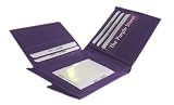 Men's Purple Leather Pocket Wallet