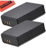 BM Premium 2-Pack of LP-E10 Batteries for Canon EOS Rebel T3, T5, T6, Kiss X50, Kiss X70, EOS 1100D, EOS 1200D, EOS 1300D Digital Camera