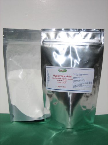 Hyaluronic Acid HA 50g (1.76 oz) Pure Powder On Sale