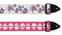 Guitar Straps - Pink Skulls / Flowers (2-PACK)