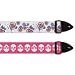 Guitar Straps - Pink Skulls / Flowers (2-PACK)