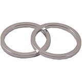 Wheels Manufacturing 1-Inch Spacer (Silver/2.5mm, Bag of 10)