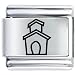 Pugster School Building Hobbies & Professions Italian Charm Bracelet