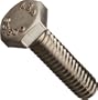 Stainless Steel 316 Hex Bolt, 1/4"-20, 3-1/2" Length (Pack of 5)