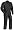 TOURMASTER CENTURION 1PC SUIT BK/BK LRG