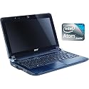 Acer Aspire One AOD250-1165 10.1-Inch Blue Netbook - 3+ Hour Battery Life