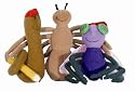 Diary of a Worm & Friends Finger Puppet Playset