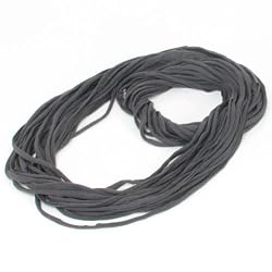 Chain Loop Noodle Spaghetti Infinity Scarf Charcoal Gray