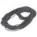 Chain Loop Noodle Spaghetti Infinity Scarf Charcoal Gray