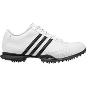 Buy adidas Signature Natalie Golf Shoe (White White Black) by adidas