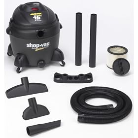 Shop-Vac 5861600 16-Gallon 6.5-Peak HP Quiet Deluxe Wet/Dry Vacuum