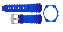 TechnoMarine Cruise 17-mm Deep Blue Gel Strap with Single-Buckle #8804