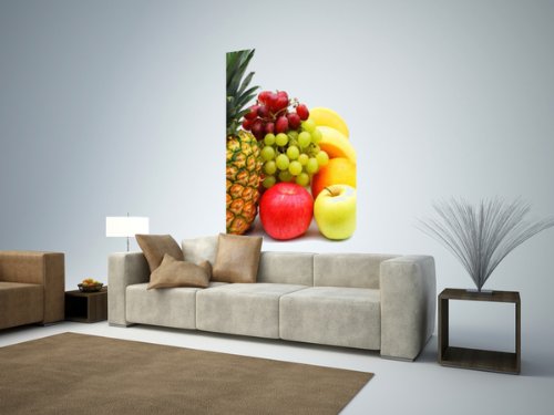 Wallmonkeys Isolated The Grape Fruit Diet Stick  Whitepeel Wall