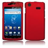 Samsung Captivate i897 (Galaxy S) AT&T Rubberized Hard Protector Case - Red ....