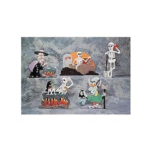 Halloween Intarsia Patterns II (Woodworking Project Paper Plan)