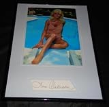 Signed Anderson Photograph - Loni SEXY Leggy Framed 11x14 Display WKRP - Autographed NFL Photos
