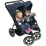 phil & teds E3 Twin Stroller - Navy