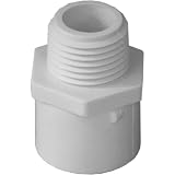 Buy Genova Products 30405CP 1 2-Inch Male Iron Pipe Thread PVC Pipe Adapter Slip by... by Genova