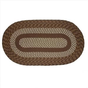 Click to buy Cabin Rugs: Cambridge Brown Braided Rug  from Amazon!