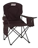 Coleman Broadband Quad Chair with Cooler, Black