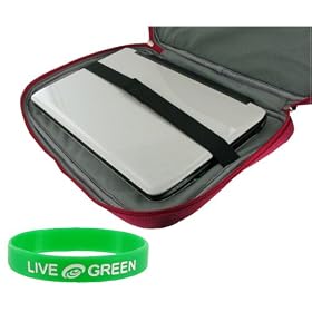 Toshiba Portégé A605-P200 12.1-Inch Laptop Carrying Case (Tag 2-Tone Red Grey) by PCMS