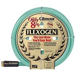 Click here to buy Gilmour 10-58100 8-ply Flexogen Hose 5 8-Inch-by-100-Foot, Green.