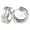 Goldmaid Damen-Creolen 925 Sterlingsilber 14 Zirkonia Co O3099S