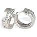 Goldmaid Damen-Creolen 925 Sterlingsilber 14 Zirkonia Co O3099S