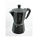 Bialetti Moka Express 6 Tassen Espressokocher, anthrazit