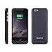 iPhone 6 Battery Case, iPhone 6 Power Case, Apple MFI Certified- 3200mAh 130% Extra Battery for iPhone 6 Ultra Slim Battery Case(4.7 Inches) / Power Case for iPhone 6/ iPhone 6 Battery Charger Case / Battery Charger Case for iphone 6 / External Battery Pack for iphone 6/ iphone 6 External battery pack / iPhone 6/6S Rechargeable Portable Charger Protective External/ iPhone 6 Charger Backup Power Bank / Battery Pack Cover Cases Fit with iPhone 6 Battery Pack / iPhone 6 USB Juice Bank / iPhone 6 Battery Charger/ Battery case for iphone 6(Black)