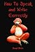 Books : How To Speak and Write Correctly: The Classic Primer