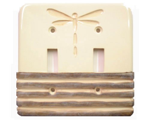 Dragonflies Decorative Switchplate   Double