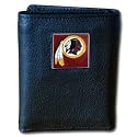 NFL Trifold Leather Wallet - Washington Redskins