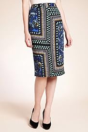 Autograph Floral Frame Pencil Skirt