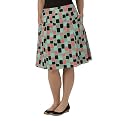 Women's Plus Size Merona® Novelty Print Skirt - Aqua