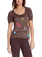 Mamatayoe Camiseta Manga Corta Jacinta (Chocolate)